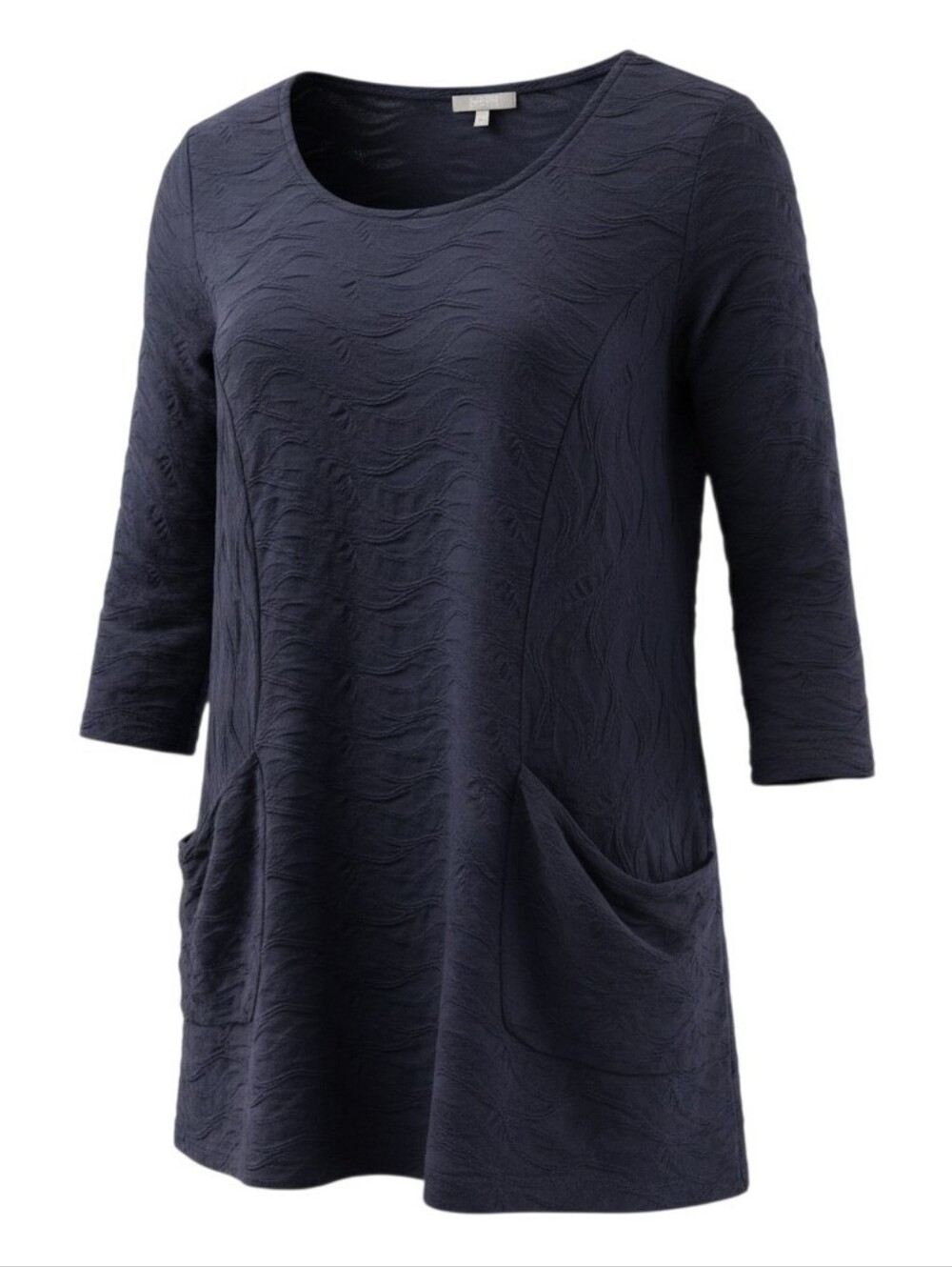 NWT Habitat 100% Cotton Textured Scoop Neck Tunic with Front Pockets SZ S